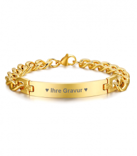 Armband Gravurarmband Gold