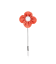 Boutonniere Orange Meliert